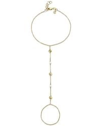 Sydney Evan - 14Ct Shells Princess Diamond Nad Pearl Bracelet - Lyst