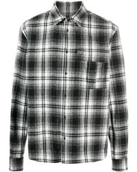 DSquared² - Plaid-Check Shirt Jacket - Lyst