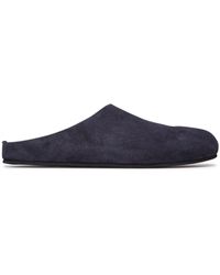 The Row - Hugo Suede Slides - Lyst