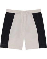 MSGM - Bermudas Con Cordón Y Diseño Colour Block - Lyst