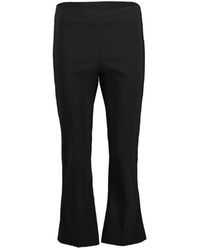 Avenue Montaigne - Crop Flare Trousers - Lyst