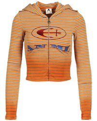 Anomalies Department - Gradient Striped Zip-Up Hoodie - Lyst