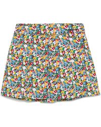 adidas - X Liberty London Pleated Mini Skirt - Lyst