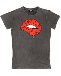 HTC - L.A Lips Short-Sleeve T-Shirt - Lyst
