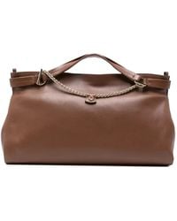 Orciani - Chain-Link Leather Tote Bag - Lyst