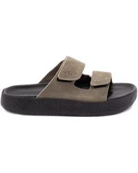 Veja - Dual-strap suede sandals - Lyst