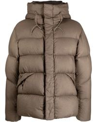 C.P. Company - High-Neck Hooded Puffer Jacket - Lyst