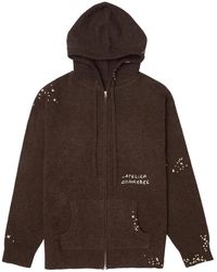 DOMREBEL - Hoodie Zippé À Broderies - Lyst