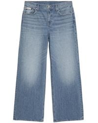 Calvin Klein - Wide-Leg Jeans - Lyst