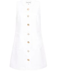 Cara Cara - Rhapsody Shell-Button Mini Dress - Lyst