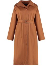 Yves Salomon - Single-Breasted Coats - Lyst
