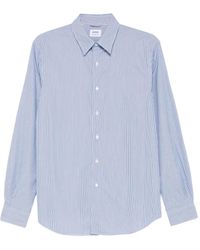 Aspesi - Camisa A Rayas De Algodón - Lyst