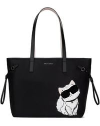 KARL LAGERFELD - Ikon Choupette Tote Bag - Lyst