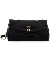 Guess - Ella Twist-Lock Shoulder Bag - Lyst