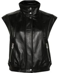 Pinko - Leather Waistcoats - Lyst