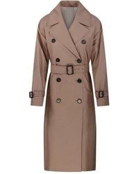 Max Mara - Candida Jas Met Ceintuur En Dubbele Rij Knopen - Lyst