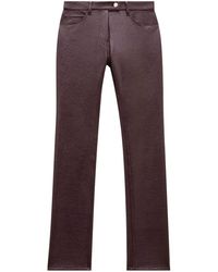 Courreges - Pantalon en vinyle à coupe droite - Lyst