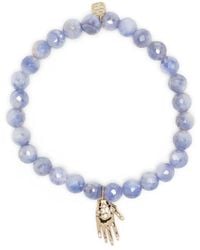 Sydney Evan - 14Kt & Diamond Moonstone Bracelet - Lyst