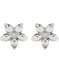 Marni - Floral-Shaped Polished Earrings - Lyst