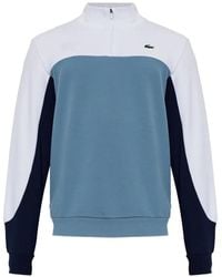 Lacoste - Colour-Block Quarter-Zip Sport Sweatshirt - Lyst