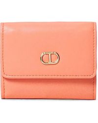 Twinset - Portefeuille En Cuir - Lyst