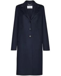 Ferragamo - Single-Breasted Notched-Lapels Coat - Lyst