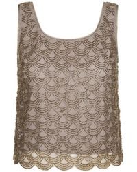 ROTATE BIRGER CHRISTENSEN - Sequin-Embellished Top - Lyst