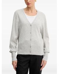 BOSS - Buttoned V-Neck Cardigan - Lyst