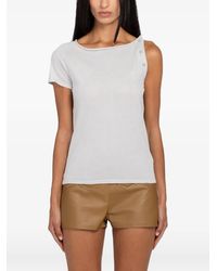 Paloma Wool - Asymmetric Button-Detail Top - Lyst