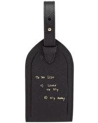 Smythson - X Thomas Lélu Panama Luggage Tag - Lyst