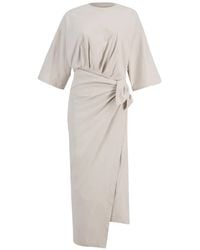 Balenciaga - Asymmetric-Hem T-Shirt Dress - Lyst
