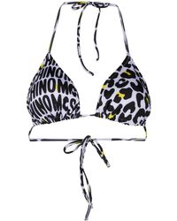 moschino leopard bikini