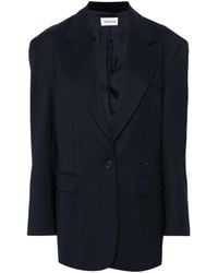 P.A.R.O.S.H. - Single-Breasted Virgin Wool Blazer - Lyst