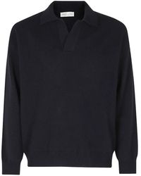 Roberto Collina - Spread-Collar Knitted Sweater - Lyst