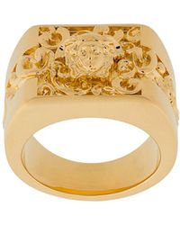 Versace Ring mit Medusa - Mettallic