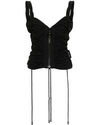Marine Serre - Gerafftes Top - Lyst