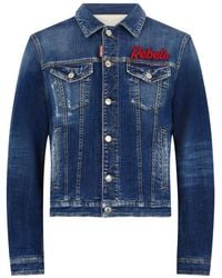 DSquared² - Dark Smoker Over Jeans Jacket - Lyst