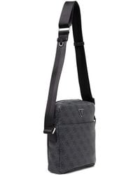 Guess - Mini Torino Monogram-Print Logo-Plaque Messenger Bag - Lyst