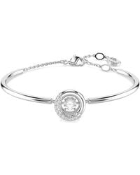 Swarovski - Dextera Crystal-Embellished Bangle Bracelet - Lyst