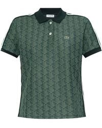 Lacoste - Poloshirt Met Jacquard - Lyst