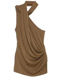 Entire studios - Dalters Draped One-Shoulder Top - Lyst