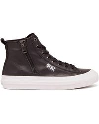 DIESEL - S-athos Leather Sneakers - Lyst