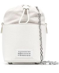 Maison Margiela - 5Ac Small Leather Bucket Bag - Lyst