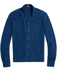 Polo Ralph Lauren - Notched-collar Cotton Shirt - Lyst