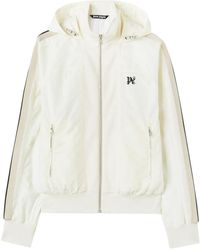 Palm Angels - Sportjacke Mit Monogramm-Stickerei - Lyst