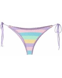MC2 Saint Barth - Marielle ストライプ ビキニボトム - Lyst