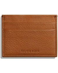 Shinola - 5 Pocket Grained-Leather Card Holder - Lyst