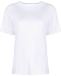Isabel Marant - Linen Crew-neck T-shirt - Lyst