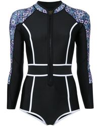 Duskii Costume intero 'Waikiki Nights' - Nero