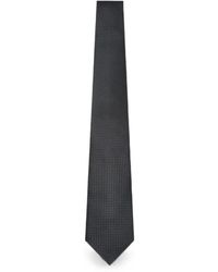 Canali - Zijden Stropdas Met Jacquard - Lyst